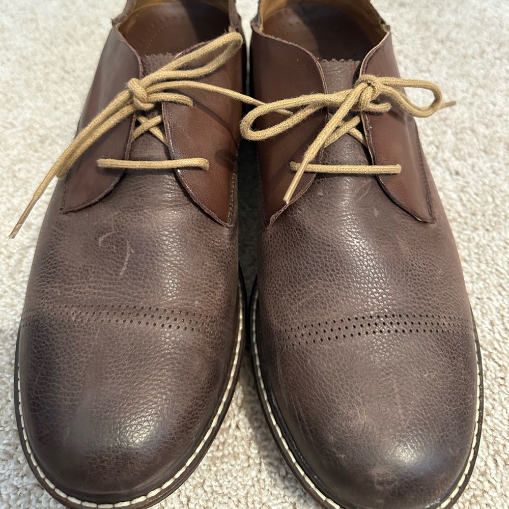 OluKai Walino Men’s Brown Leather Oxford Lace Up Shoes US 10.5 - Picture 3 of 10
